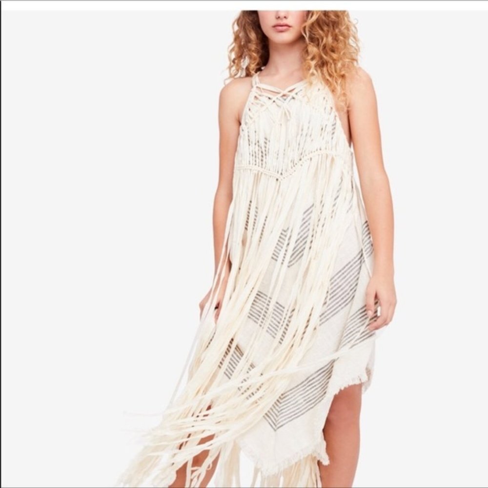 Whisk Me Away Macrame Casual 2 piece Maxi/dress